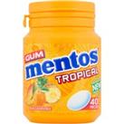 Mentos Gum Tropical 40 Pieces 56g