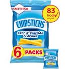 Smiths Chipsticks Snacks Salt & Vinegar 6 x 17g