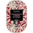 Iceland Luxury Strawberries and Cream Ice Cream 900ml