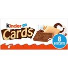 Kinder Cards Incredibly Thin Cocoa and Milk Wafers 8 x 12.8g (102.4g)