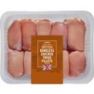 Iceland Fresh Boneless Chicken Thigh Fillets Skinless 1kg