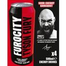 Furocity Sour Cherry Knockout 4 x 500ml Energy Drinks