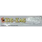 Zig-Zag Slim Ultra-Thin Rolling Papers Silver Multipack x 3