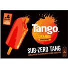 Tango Orange Original Sub-Zero Tang Orange Flavoured Iced Lollies 4 x 70ml (280ml)