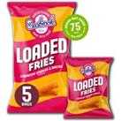 Seabrook Fries Cheese & Bacon Flavour Corn Snacks 5 x 16g