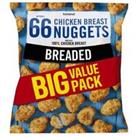 Iceland 66 (approx.) Breaded Chicken Breast Nuggets 924g