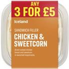 Iceland Chicken & Sweetcorn Sandwich Filler 250g