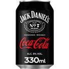 Jack Daniel's Old No. 7 Brand Tennessee Whiskey Mixed with Coca-Cola 330ml