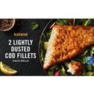 Iceland Lightly Dusted Cod Fillets 255g