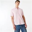 Jack Wills Mens Stableton Stripe Oxford Shirt Short Sleeve Casual Cotton Button - XS Regular