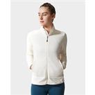 The North Face Canyonlands Full Zip Fleece Jacket - White - Womens