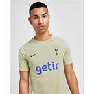 Nike Tottenham Hotspur FC Strike Short Sleeve T-Shirt - Beige - Mens