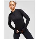 Nike Running Swift Wool 1/2 Zip Top - Black - Womens