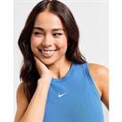Nike Sportswear Essential Rib Crop Tank Top - Blue - Womens