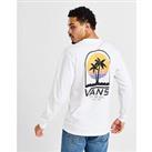 Vans Palm Fade T-Shirt Long Sleeve T-Shirt - White - Mens
