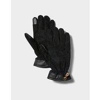 Timberland Winter Hill Leather Gloves with Touchscreen Tips - Black