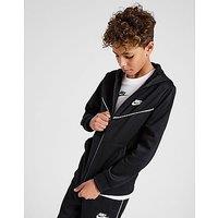 Nike Tape Poly Full Zip Hoodie Junior - Black - Kids