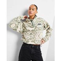 Columbia Helvetia Aztec Fleece - Green - Womens