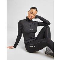 Columbia Hike Rib 1/4 Zip Top - Black - Womens