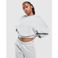 Nike Cropped Crew Sweatshirt - Grey - Womens