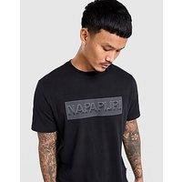 Napapijri Box Wave Graphic T-Shirt - Black - Mens