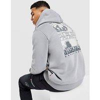 Napapijri Back Graphic Overhead Hoodie - Grey - Mens