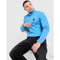Napapijri Sesano 1/2 Zip Sweatshirt - Blue - Mens
