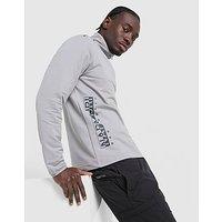 Napapijri Sesano 1/2 Zip Sweatshirt - Grey - Mens