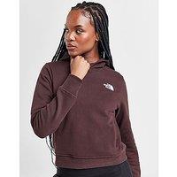 The North Face Nuptse Crop Hoodie - Brown - Womens