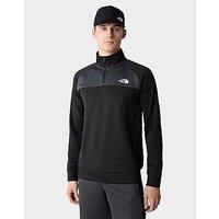 The North Face Reaxion 1/4 Zip Fleece Top - Black - Mens