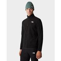 The North Face 100 Glacier 1/4 Zip - Black - Mens