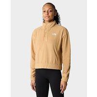 The North Face Homesafe Snap Neck Fleece Pullover - Beige - Womens