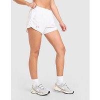 Under Armour Fly-By Shorts - White - Womens
