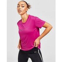 Nike Training Swoosh Short Sleeve T-Shirt - Pink - Womens