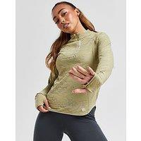 Nike Running Trail 1/4 Zip Top - Neutral Olive - Womens