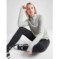 Nike Long Sleeve 1/2 Zip Top Junior - Grey