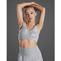 Nike Cosy Knit Sports Bra - Light Smoke Grey - Womens