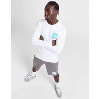 The North Face Fine Box Long Sleeve T-Shirt - White - Mens