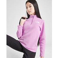 The North Face Girls' Glacier 1/4 Zip Top Junior - Pink