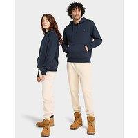 Timberland Woven Badge Hoodie - BLUE - Mens