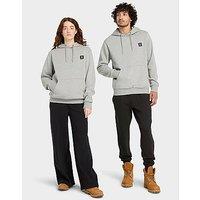 Timberland Woven Badge Hoodie - Grey - Mens