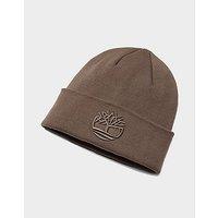 Timberland Tonal 3D Embroidery Beanie - BROWN