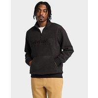 Timberland Linear Logo 1/4 Zip Polartec 200 Fleece - Black - Mens