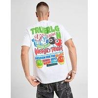 True Religion World Tour Pool Ball T-Shirt - White - Mens