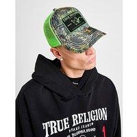 True Religion Buddha Trucker Cap - Green