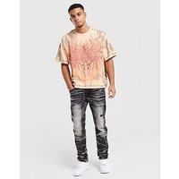 Smoke Rise Slim Wash Jeans - Black - Mens