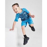 Under Armour Tech Camo T-Shirt/Shorts Set Children - Blue