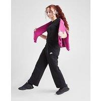 Nike Girls' Club Wide Leg Joggers Junior - Black