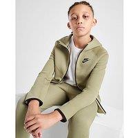 Nike Tech Fleece Full Zip Hoodie Junior - Neutral Olive - Kids