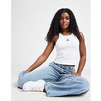 Jordan Essential Rib Tank Top - White - Womens